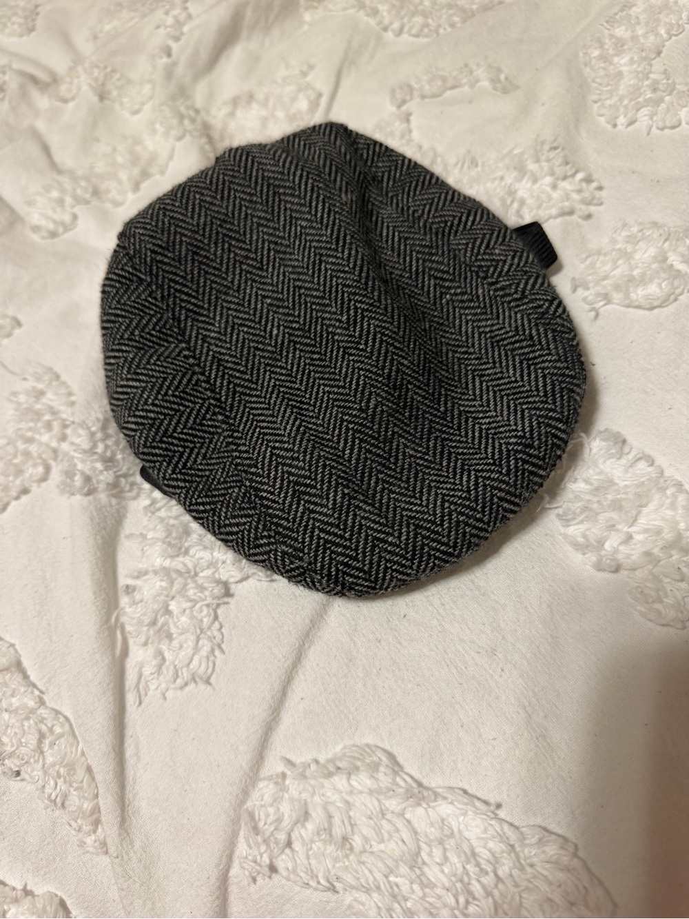 5 FOR $10 BABY BUNDLE - Children's Black & Gray Herringbone Flat Cap
